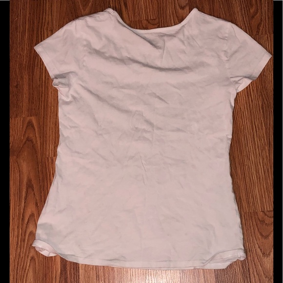 total girl #whatevs white tee with black sparkles! - Picture 3 of 3